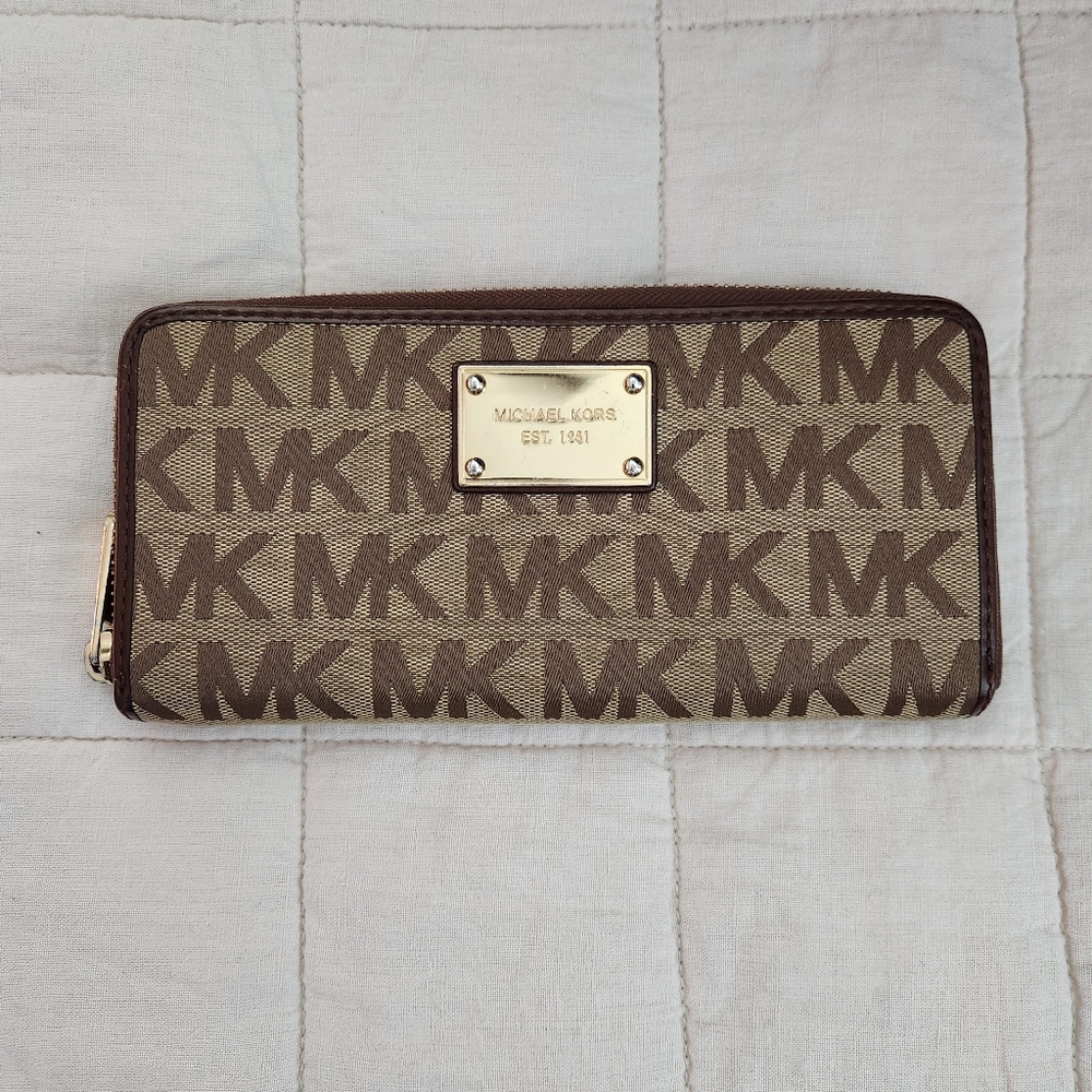 Michael Kors Brown Logo Wallet